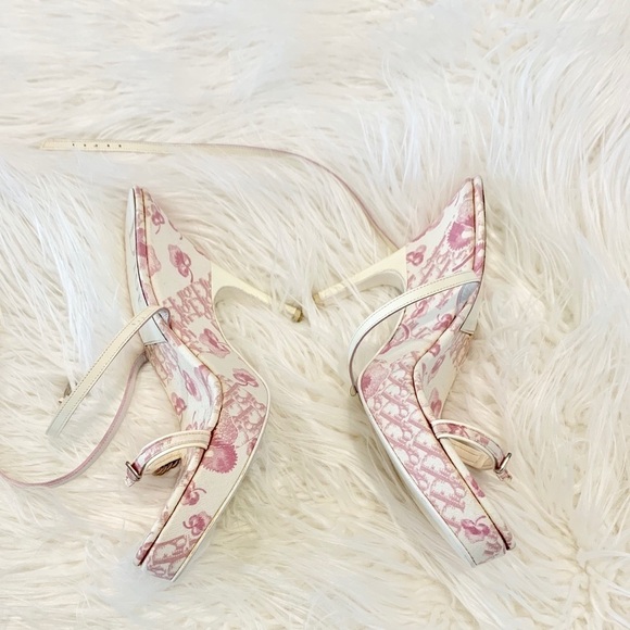 Pink and White Dior heels, Euro size 41 - Picture 2 of 8